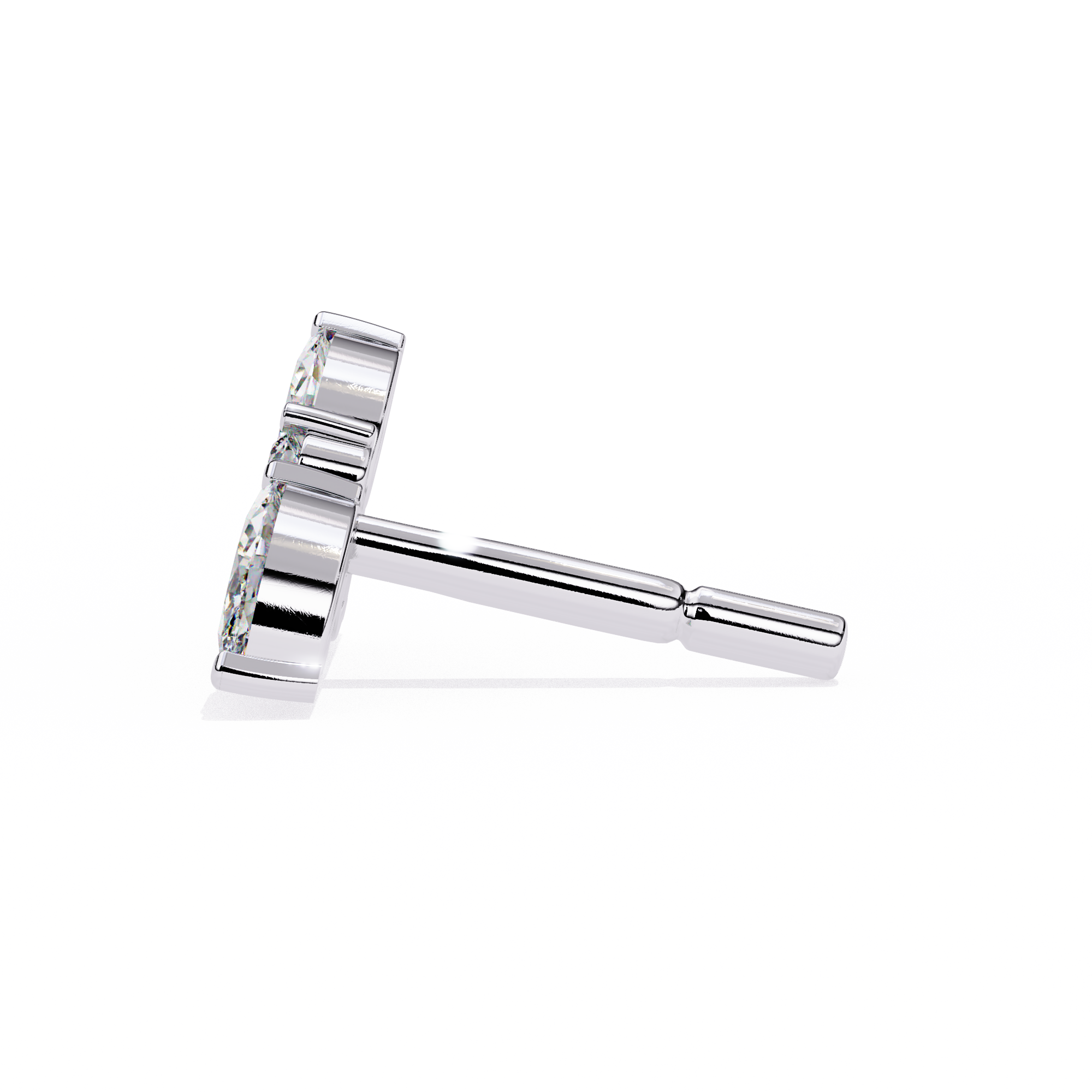 0.35ct Dewdrop Diamond Stud Earrings – Solitairekart